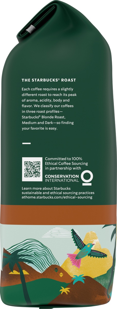 slide 6 of 10, Starbucks Medium Roast Ground Coffee, Colombia, 100% Arabica, 12 oz