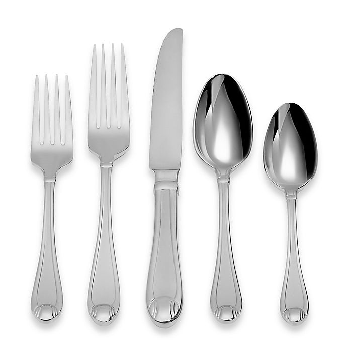 slide 1 of 1, Oneida Satin Garnet Flatware Set, 75 ct