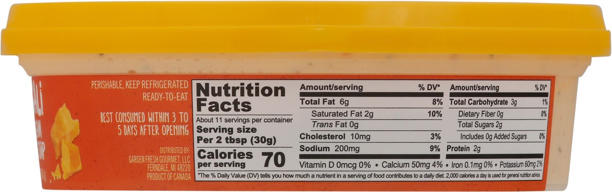 slide 9 of 9, Garden Fresh Gourmet Mexicali Sour Cream & Cheese Dip 12 oz, 12 oz