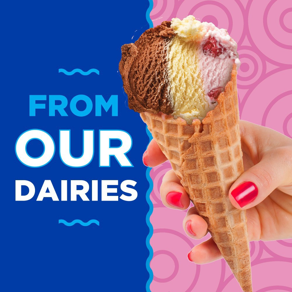 slide 6 of 6, Kroger Deluxe Neapolitan Ice Cream, 48 fl oz