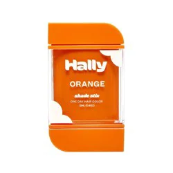 Hally Shade Stix Temporary Wash Out Hair Color - Orange - 0.4 oz