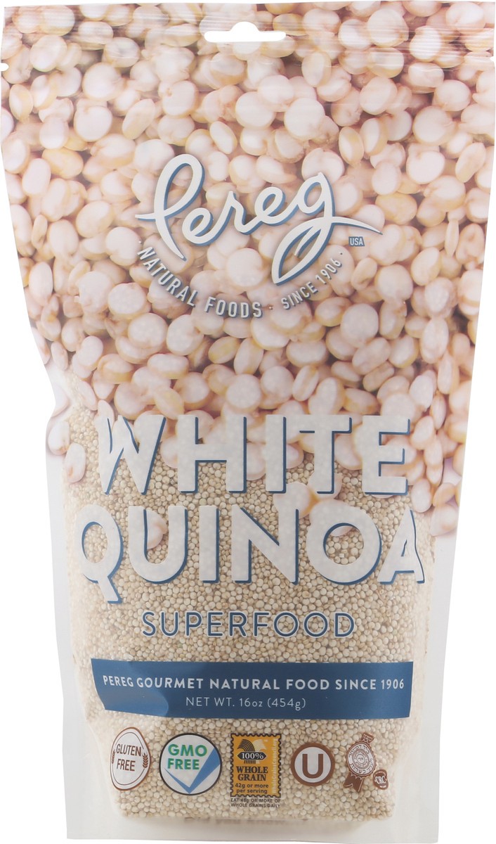 slide 1 of 2, Pereg White Quinoa 16 oz Stand Pack, 16 oz