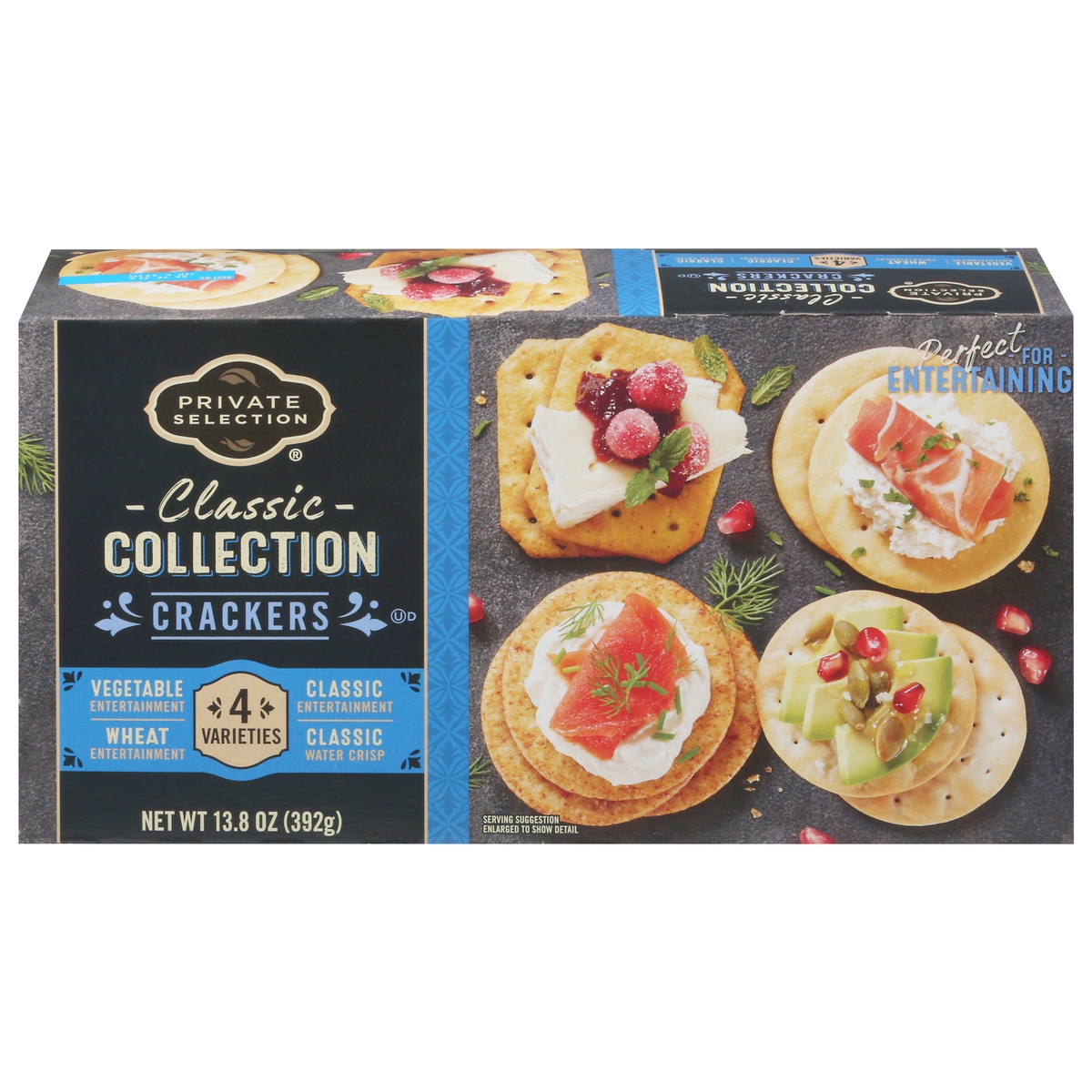 slide 1 of 1, Private Selection Classic Cracker Collection Variety Pack, 13.8 oz