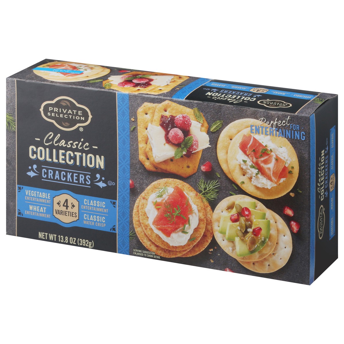slide 12 of 12, Private Selection Classic Cracker Collection Variety Pack, 13.8 oz