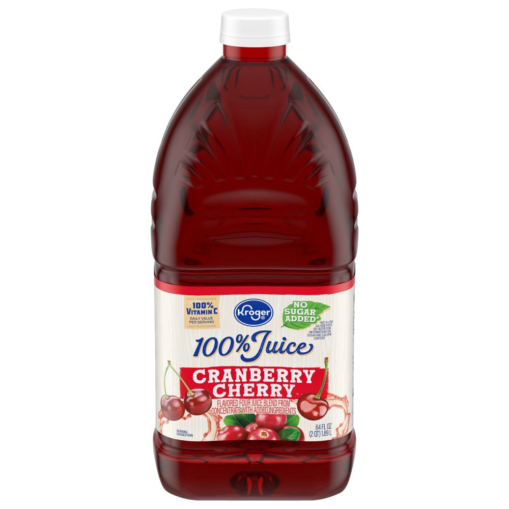 slide 3 of 3, Kroger Cranberry Cherry Juice - 64 fl oz, 64 fl oz
