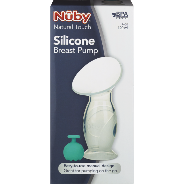 slide 1 of 1, Nuby Natural Touch Breast Pump, 1 ct