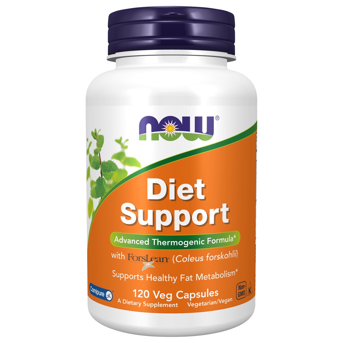 slide 1 of 4, NOW Diet Support - 120 Veg Capsules, 120 ct