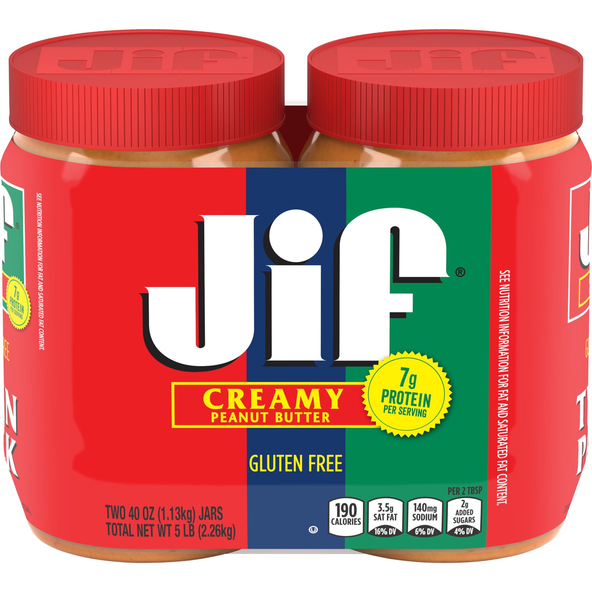 slide 1 of 8, Jif Peanut Butter, 80 oz