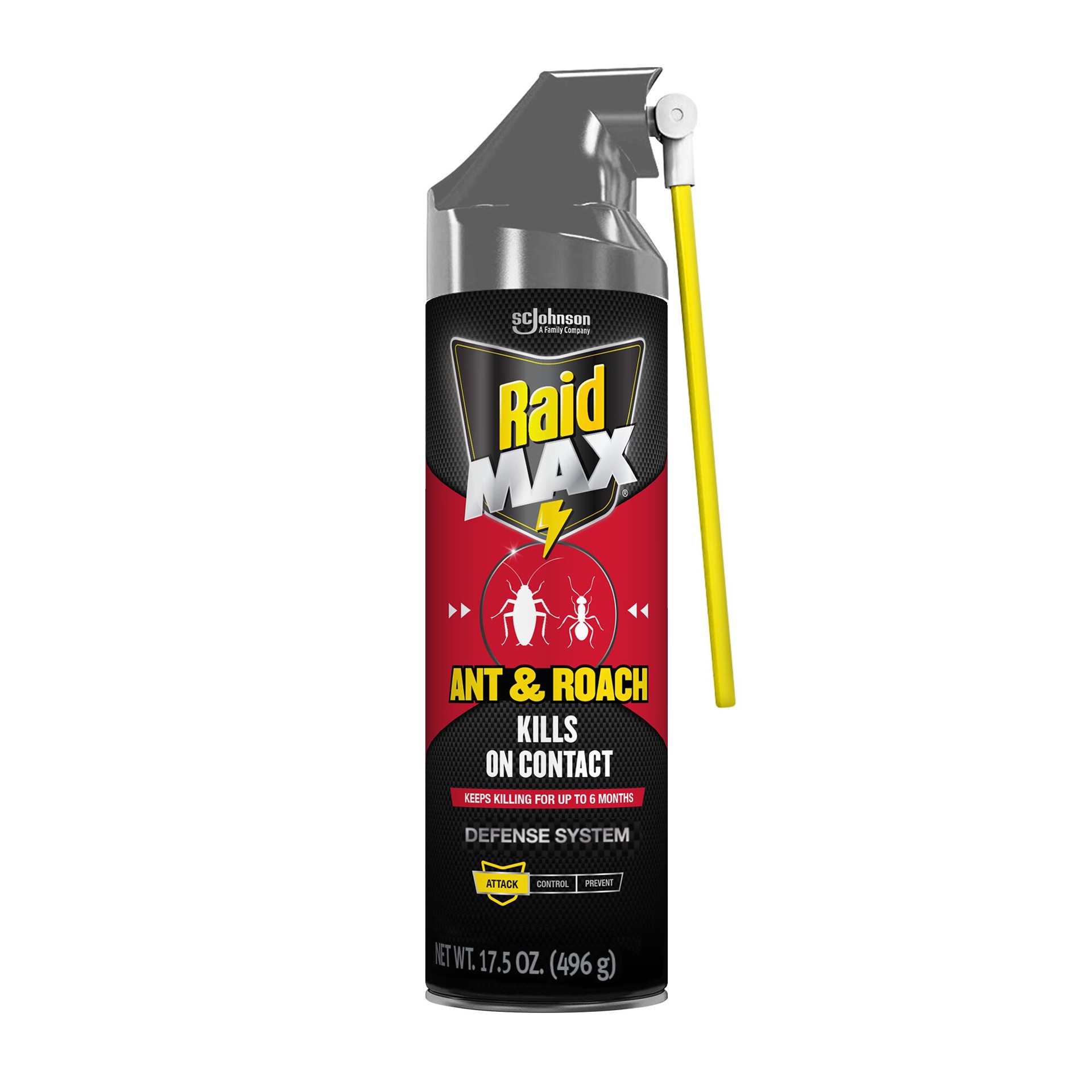 slide 5 of 5, Raid Max Ant and Roach Killer Bug Spray - 14.5oz, 14.5 oz