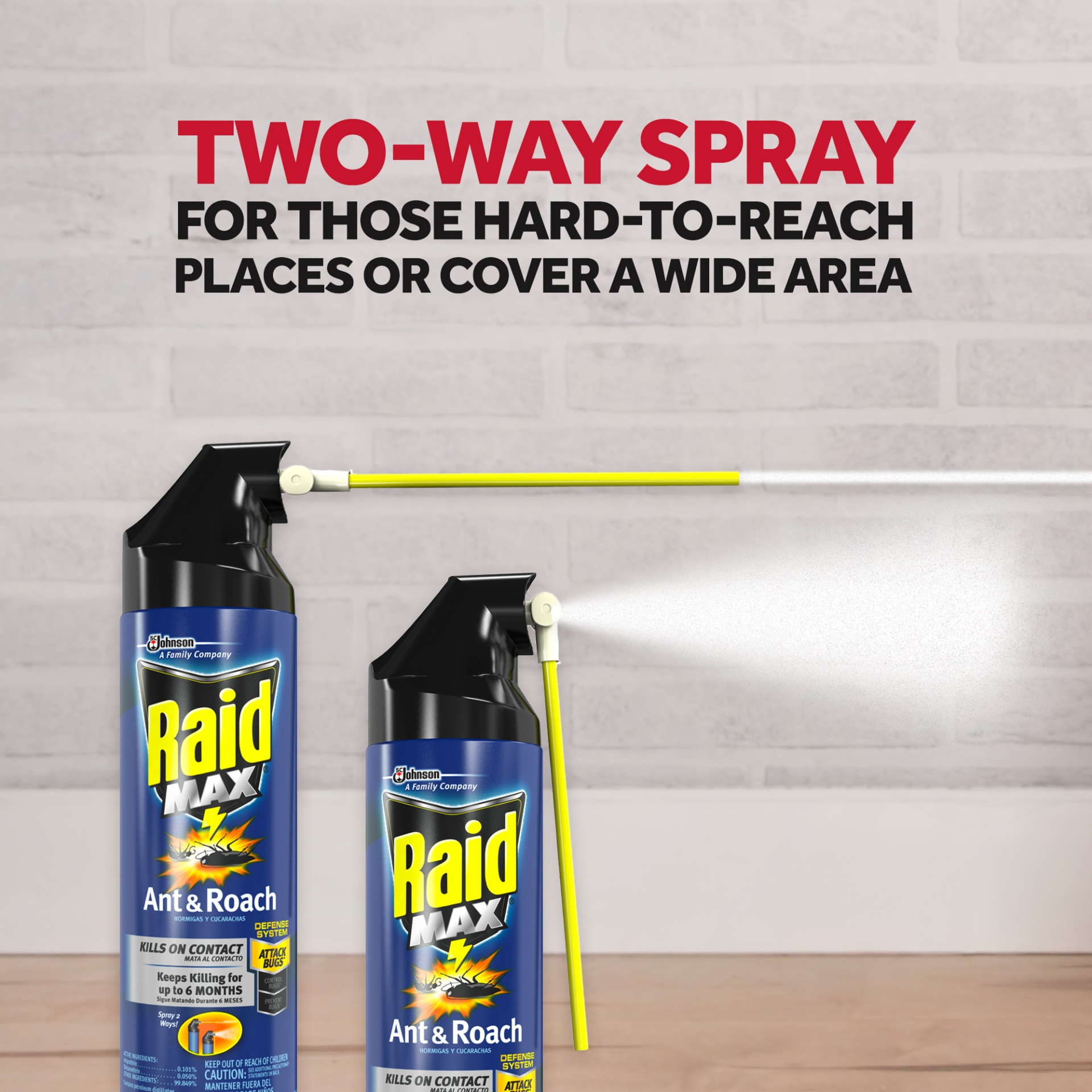 slide 7 of 7, Raid Max Ant & Roach Spray, 14.5 oz