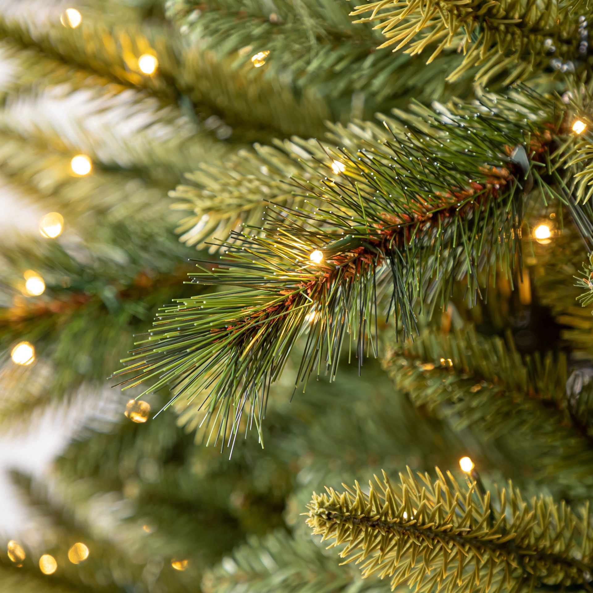 slide 7 of 11, 7.5ft. Pre-Lit Glendale Spruce Artificial Christmas Tree, Lumadazzle Color Changing Led Lights By Ashland, 7.5 ft