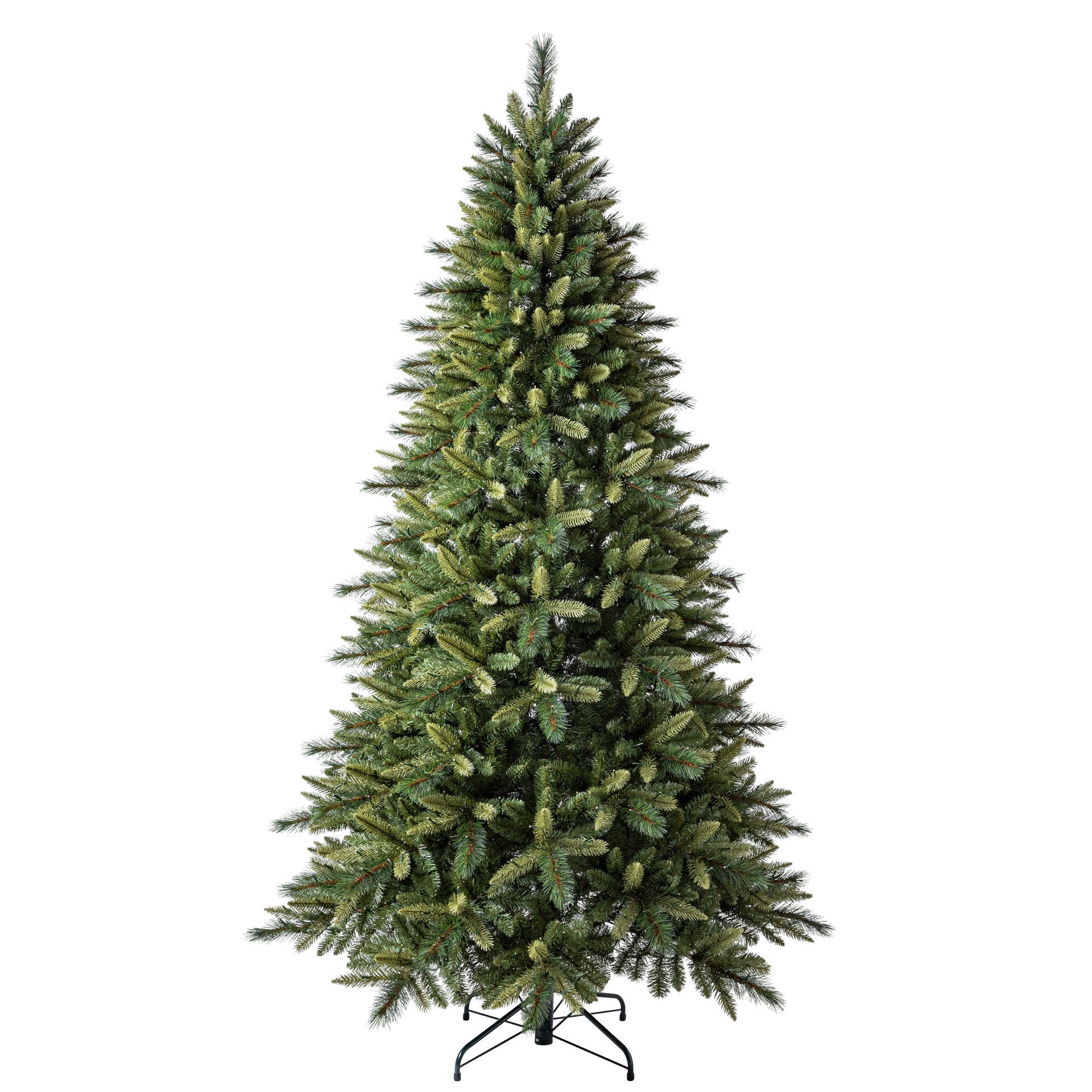 slide 2 of 11, 7.5ft. Pre-Lit Glendale Spruce Artificial Christmas Tree, Lumadazzle Color Changing Led Lights By Ashland, 7.5 ft