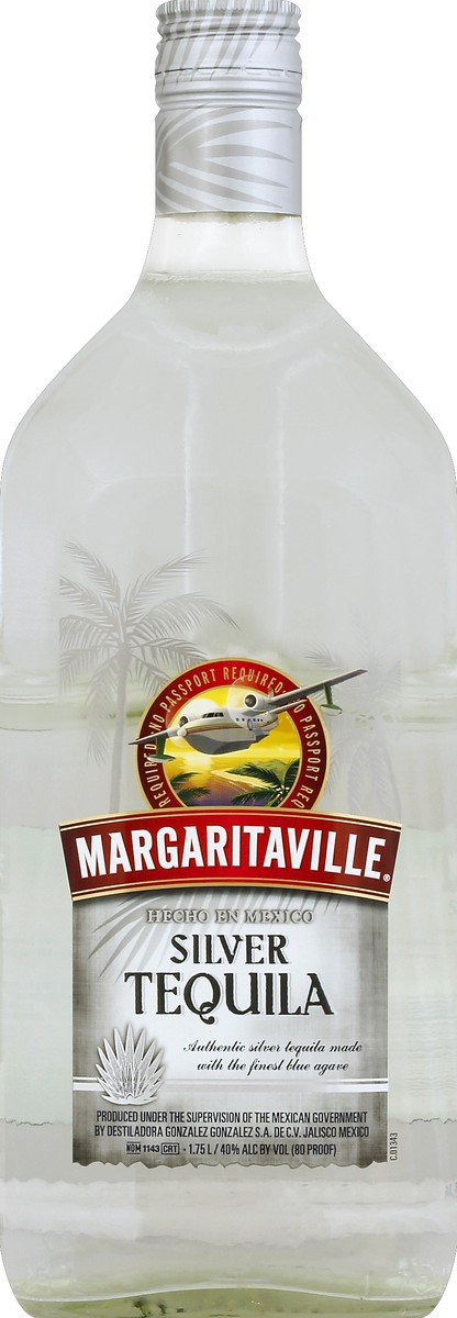 slide 2 of 2, Margaritaville Silver Tequila 1.75l 80 Proof, 1.75 liter