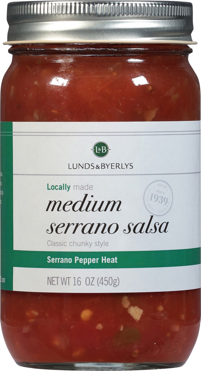 slide 5 of 9, Lunds & Byerlys Medium Serrano Salsa 16 oz, 16 oz