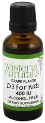 Pharmaca Vitamin D3 For Kids 10Mcg- Grape