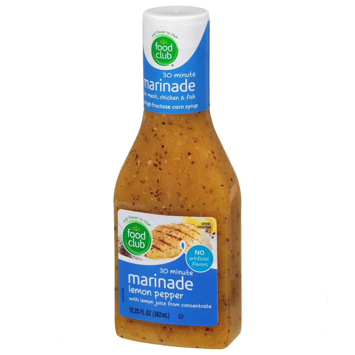 slide 13 of 14, Food Club Lemon Pepper Marinade 12.25 fl oz, 12.25 fl oz