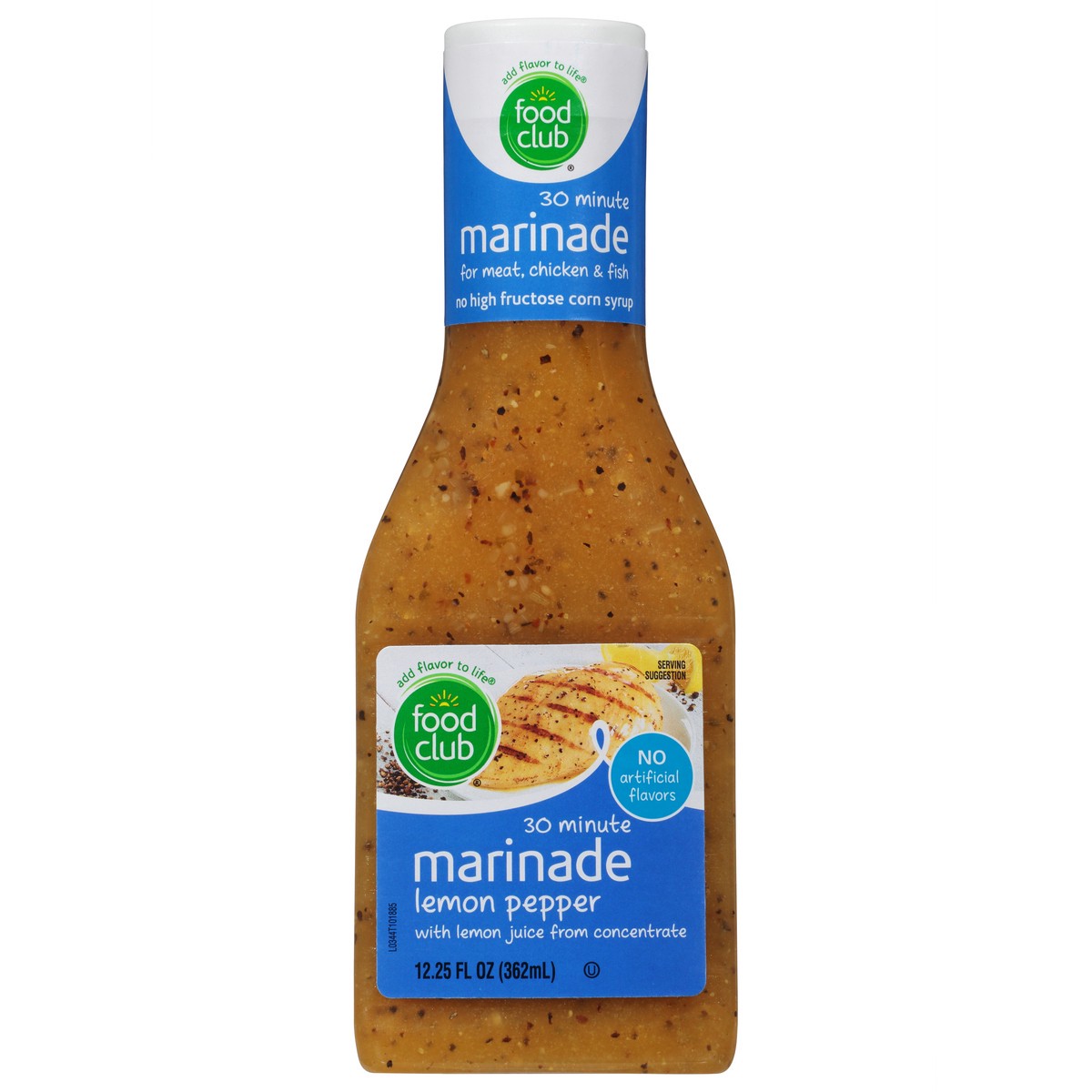 slide 6 of 14, Food Club Lemon Pepper Marinade 12.25 fl oz, 12.25 fl oz