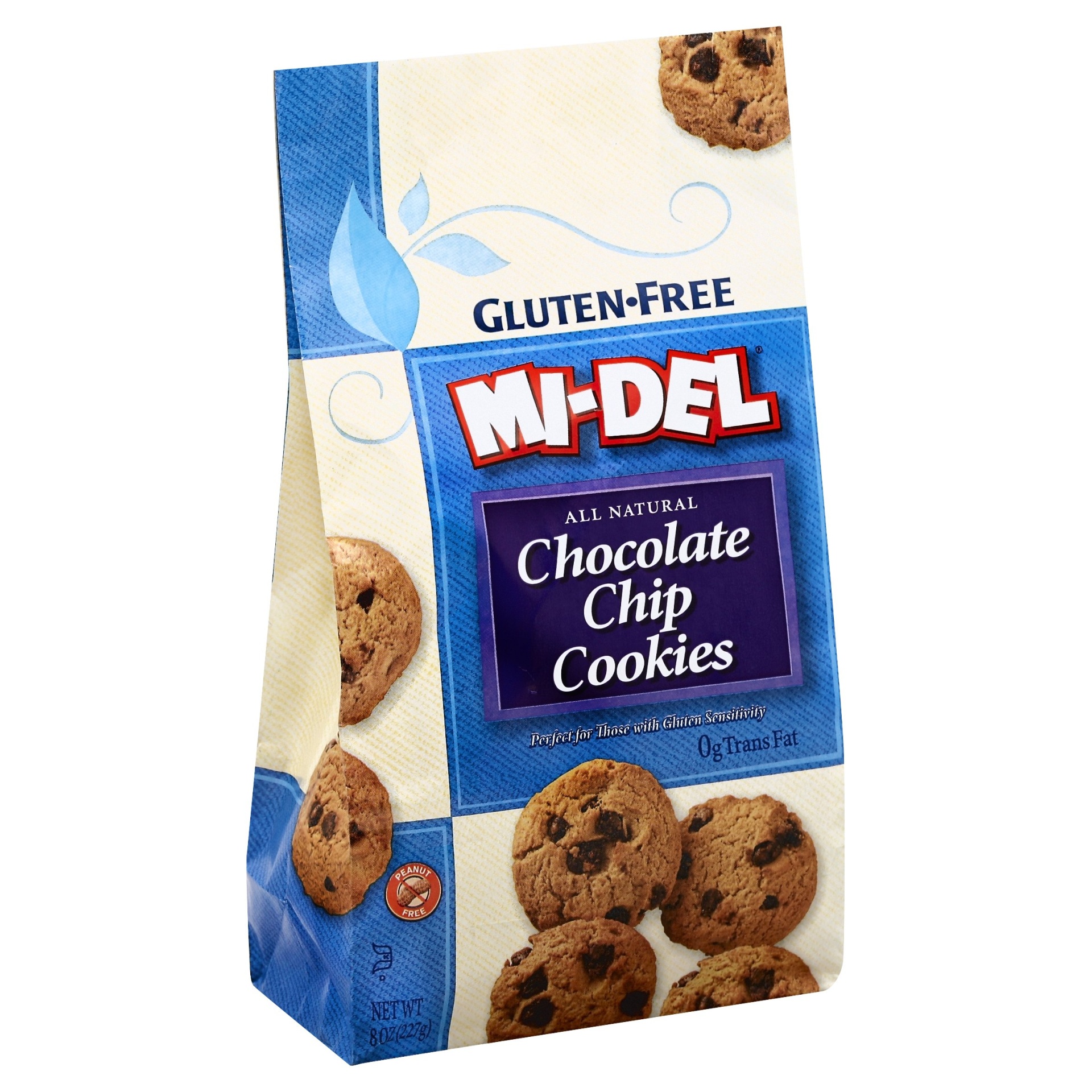 slide 1 of 1, MI-Del Gluten Free Chocolate Chip Cookies, 8 oz