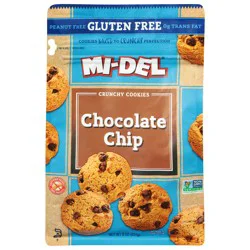 MI-Del Gluten Free Chocolate Chip Crunchy Cookies 8 oz