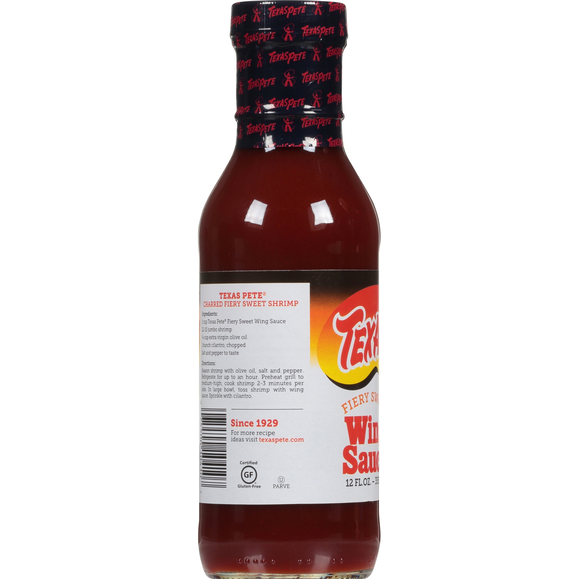 slide 2 of 6, Texas Pete Fiery Sweet Wing Sauce, 12 fl oz