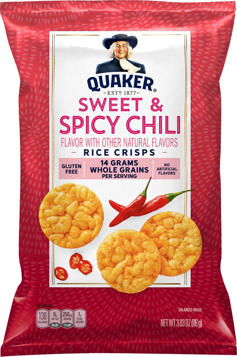 slide 1 of 7, Quaker Rice Crisps, 3.03 oz