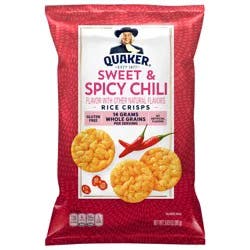 Quaker Rice Crisps Sweet & Spicy Chili 3.03 Oz
