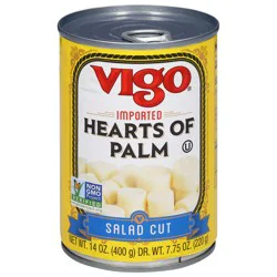 Vigo Imported Salad Cut Hearts of Palm 14 oz