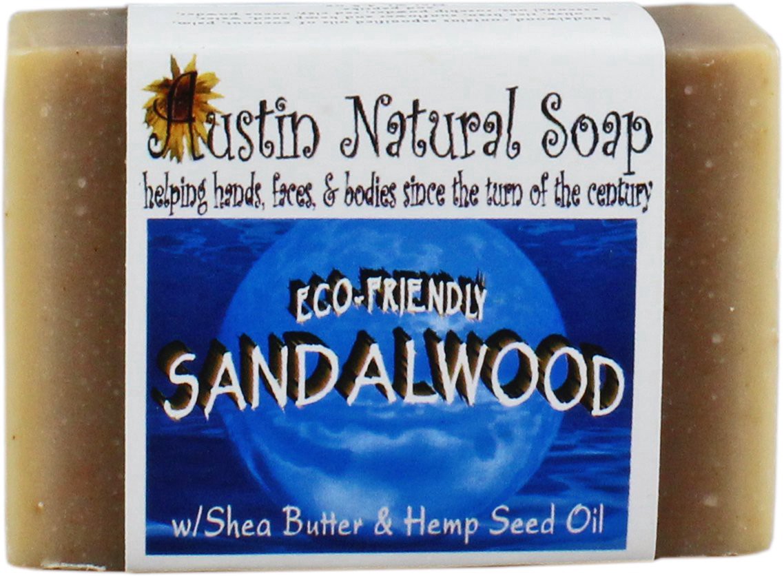 slide 1 of 1, Austin Natural Soap Sandalwood, 4.5 oz