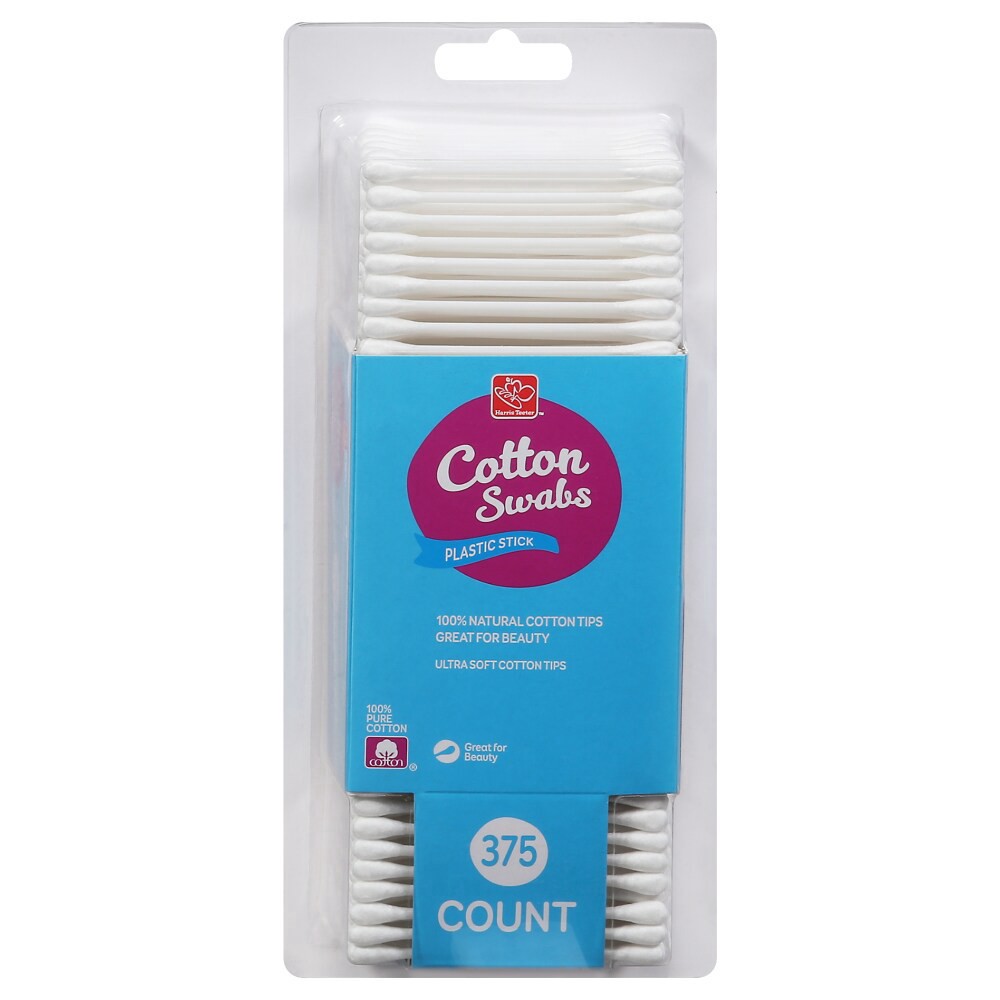 slide 1 of 3, Harris Teeter Cotton Swabs, 375 ct