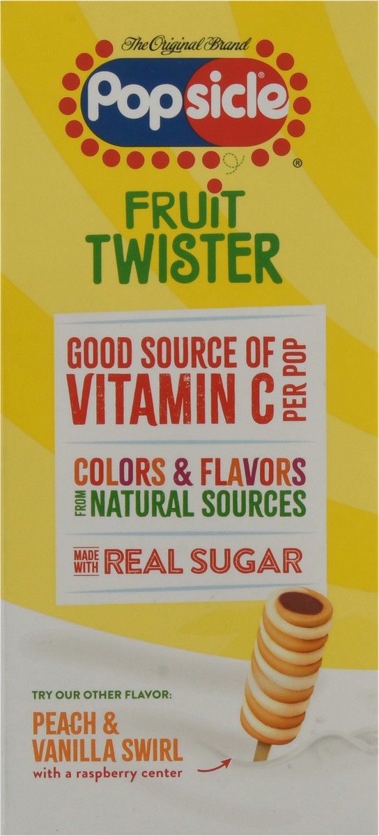 slide 4 of 13, Popsicle Frozen Dessert with Dairy Strawberry Blueberry Vanilla Frozen Snack, 16.2 oz, 6 Count, 16.2 oz