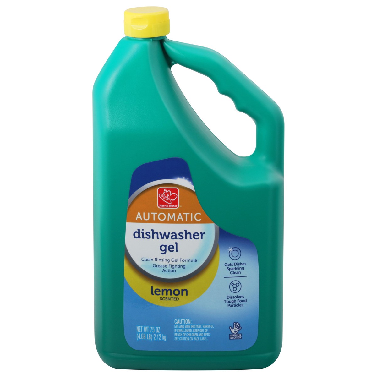 slide 1 of 11, Harris Teeter yourhome Dishwasher Detergent - Lemon Scent, 75 oz