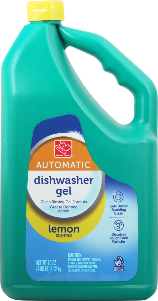 slide 1 of 11, Harris Teeter yourhome Dishwasher Detergent - Lemon Scent, 75 oz