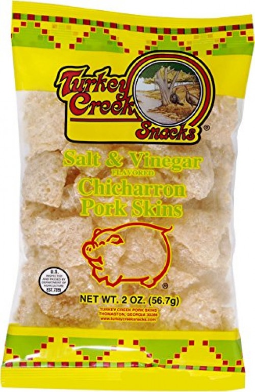 slide 1 of 1, Turkey Creek Pork Rinds Salt&Vinegar, 4 oz