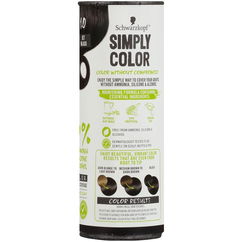 slide 5 of 5, Schwarzkopf Permanent Hair Color - 1.0 Jet Black - 5.7 fl oz, 5.7 fl oz