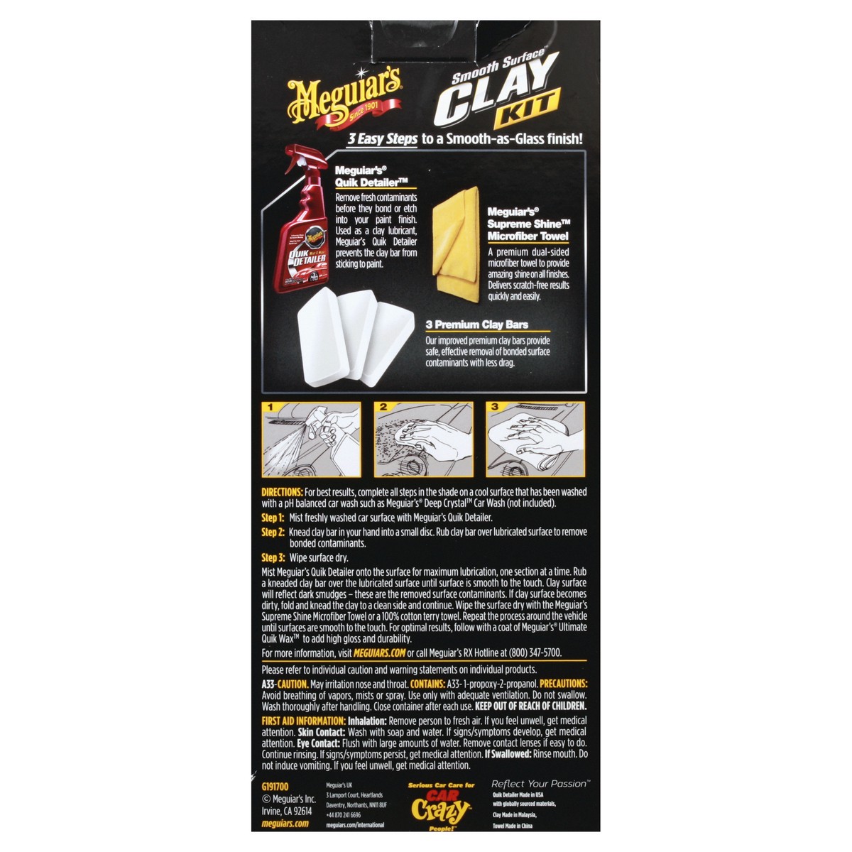 slide 4 of 9, Meguiar's Smooth Surface Clay Kit 1 ea, 1 ct