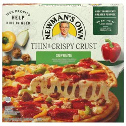 Newman's Own Thin & Crispy Crust Supreme Pizza 17.0 oz