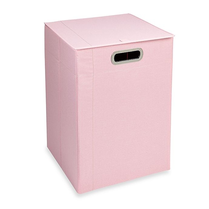 slide 1 of 2, JJ Cole Hamper - Pink, 1 ct