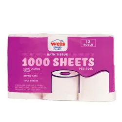 Weis Simply Great Bath Tissue 12rl