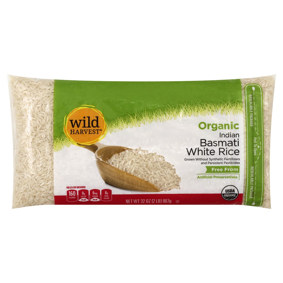 slide 4 of 9, Wild Harvest Basmati White India Organic Rice, 32 oz