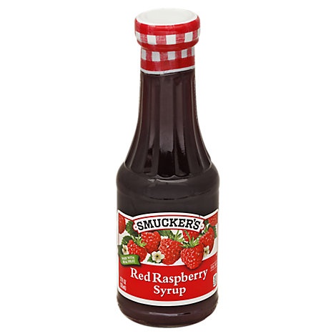 slide 1 of 1, Smucker's Smuckers Syrup Red Raspberry, 12 fl oz