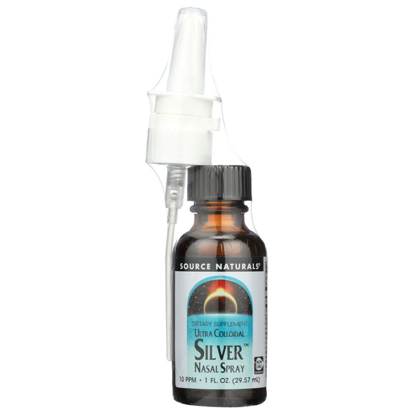 slide 1 of 1, Source Naturals Ultra Colloidal Slver Nasal Spray, 1 ct