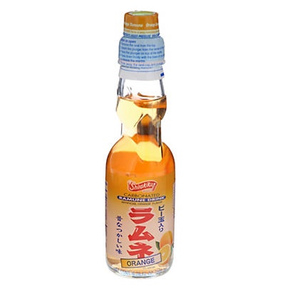 slide 1 of 1, Shirakiku Ramune Drink Orange, 6.76 oz