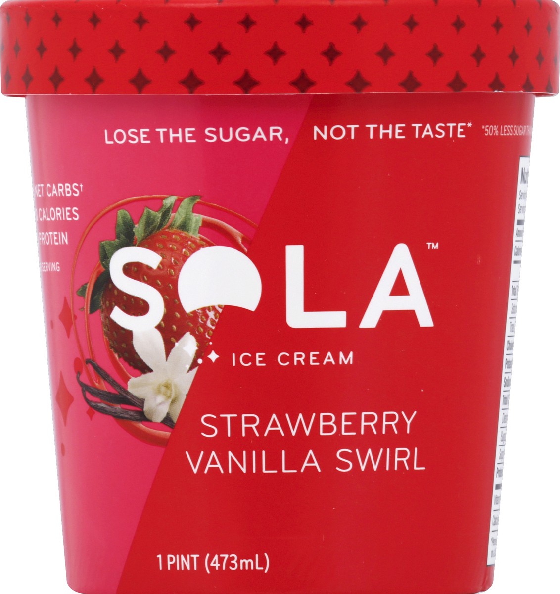 slide 1 of 4, Sola Ice Cream 1 pt, 1 pint