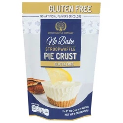 Dutch Waffle Co No Bake Gluten Free Stroopwaffle Pie Crust, 1 LB