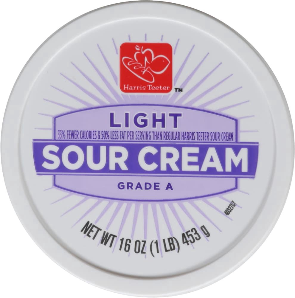 slide 3 of 5, Harris Teeter Light Sour Cream Grade A, 16 oz