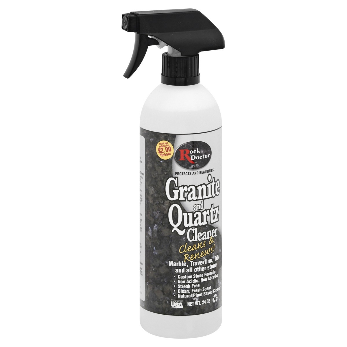 slide 7 of 12, Rock Doctor Granite and Quartz Cleaner 24 oz, 24 oz