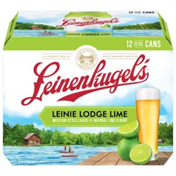 Leinenkugel's Mexican-Style Lager Leinie Lodge Lime Beer, 12 x 12 fl oz Cans