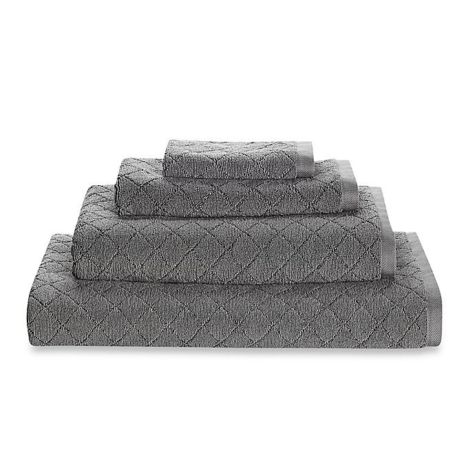 slide 1 of 1, Wamsutta PimaCott Jacquard Bath Towel - Lead, 1 ct