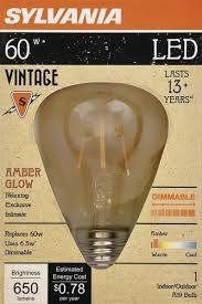 slide 1 of 1, Sylvania Vintage Led A19 Bulb, 1 ct