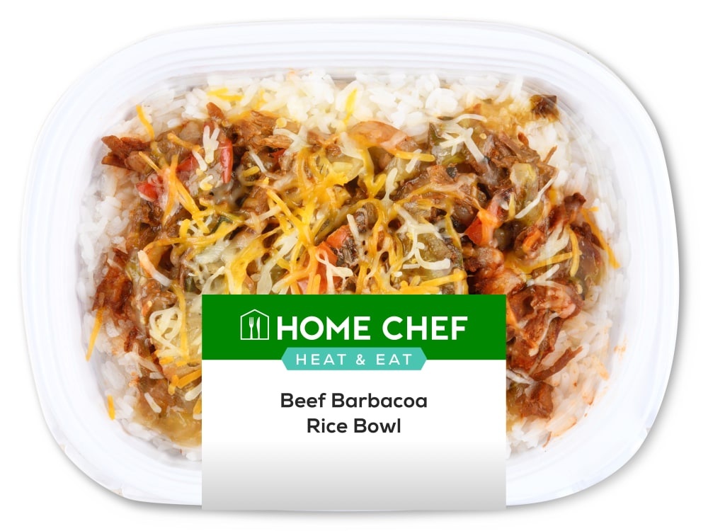 slide 1 of 1, Home Chef Heat & Eat Beef Barbacoa Rice Bowl, 13 oz